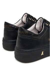 Patrizia Pepe Sneakersy PPJ909.27 Czarny. Kolor: czarny. Materiał: skóra #7