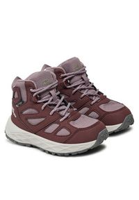 Jack Wolfskin Trekkingi Woodland 2 Texapore Mid K 4059831 Bordowy. Kolor: czerwony. Materiał: skóra. Sport: turystyka piesza #6