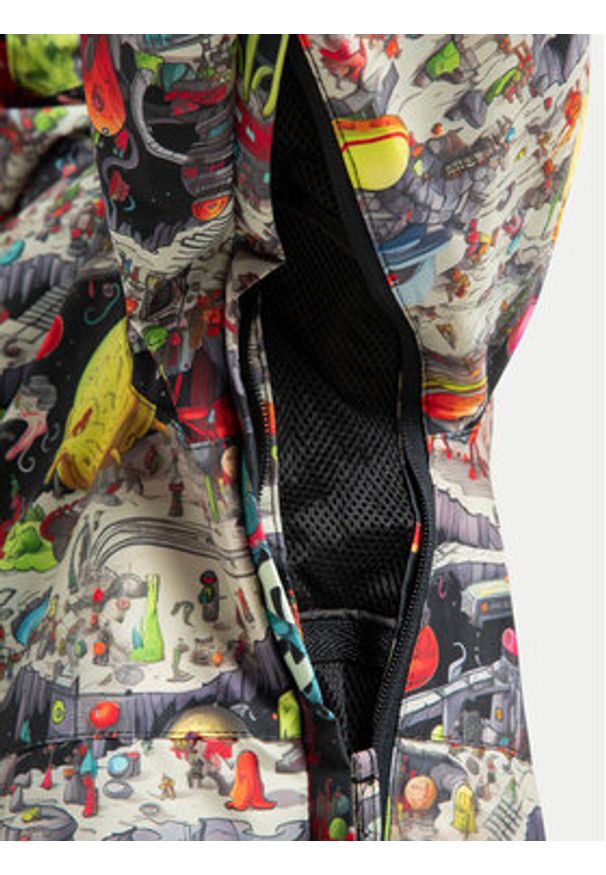 DC Shoes Kurtka narciarska Basic Print ADYTJ03097 Kolorowy Regular Fit. Materiał: syntetyk. Wzór: nadruk, kolorowy. Sport: narciarstwo