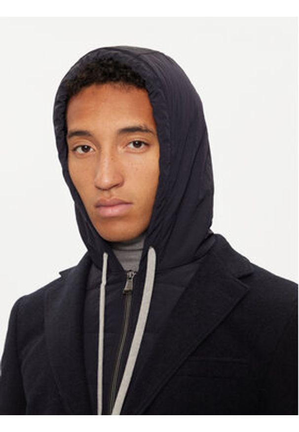 JOOP! Jeans Marynarka 15 JJB-18Hoodney-J14 30043756 Granatowy Slim Fit. Kolor: niebieski. Materiał: syntetyk