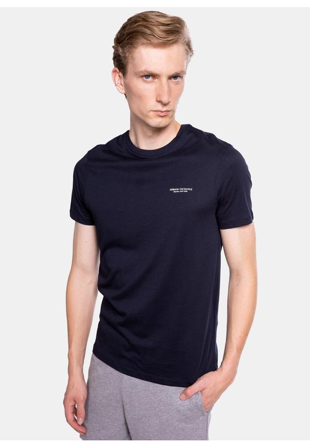 Koszulka męska Armani Exchange (8NZT91 Z8H4Z 1510). Kolor: niebieski