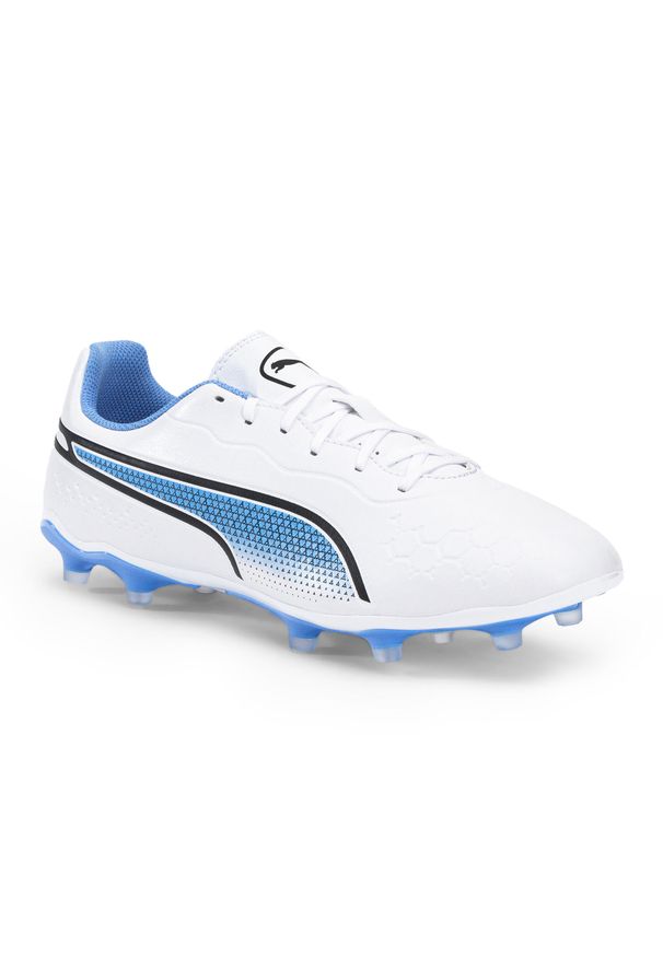 Puma - Buty piłkarskie męskie PUMA King Match FG/AG. Kolor: biały. Sport: piłka nożna