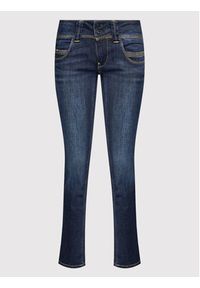 Pepe Jeans Jeansy Venus PL204175 Granatowy Regular Fit. Kolor: niebieski