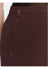 Elisabetta Franchi Spódnica ołówkowa GO-137-56E2-V320 Bordowy Regular Fit. Kolor: czerwony. Materiał: syntetyk #4