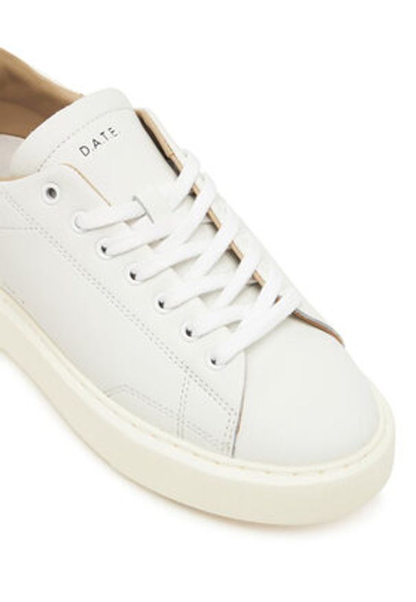 D.A.T.E. Sneakersy Sfera Calf W431-SF-CA Écru. Materiał: skóra