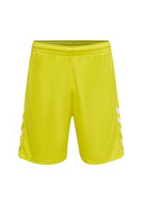 Spodenki piłkarskie męskie Hummel Core XK Poly Shorts. Kolor: żółty. Sport: piłka nożna