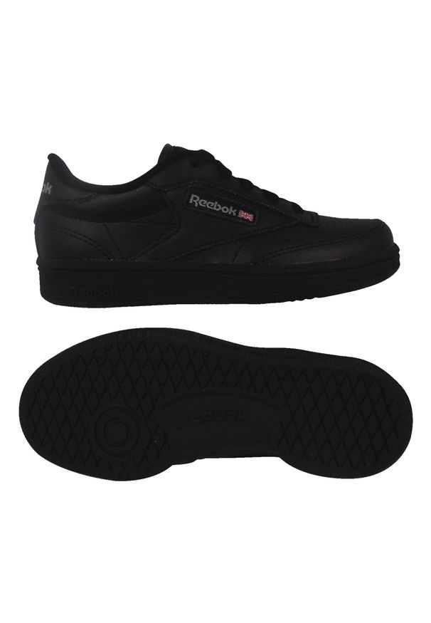 Buty dziecięce Reebok Club C. Okazja: na uczelnię. Kolor: czarny. Model: Reebok Club