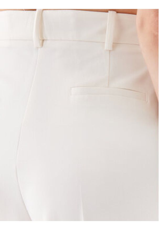 Pinko Spodnie materiałowe Prospero 100157 A0HO Biały Loose Fit. Kolor: biały. Materiał: materiał, wiskoza, syntetyk