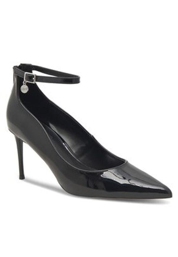 Nine West Szpilki SJ1489 Czarny. Kolor: czarny. Materiał: skóra. Obcas: na szpilce