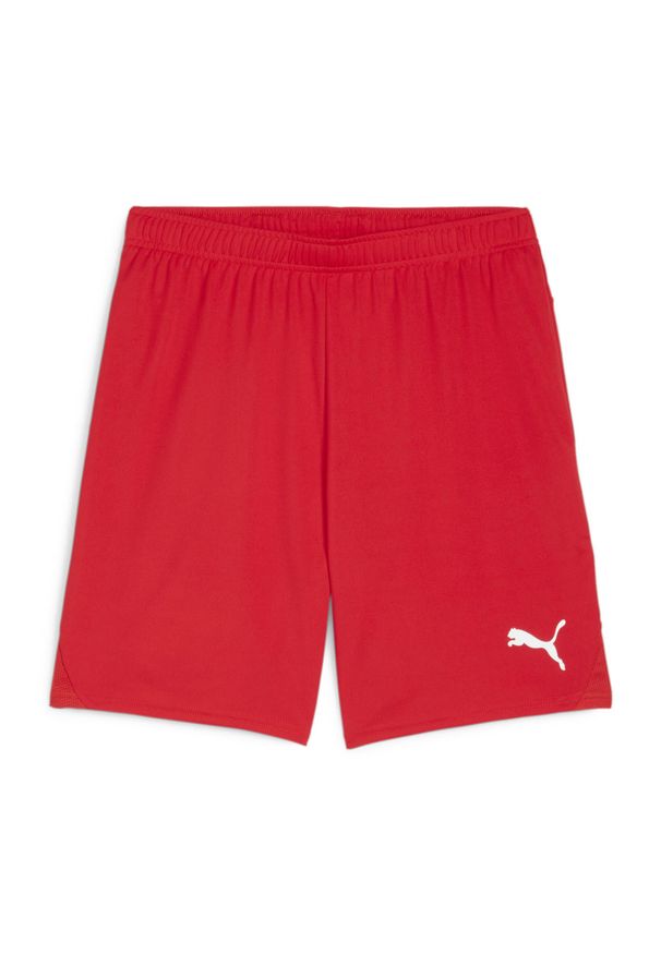 Spodenki treningowe dla dzieci Puma TeamGoal. Kolor: czerwony. Styl: sportowy