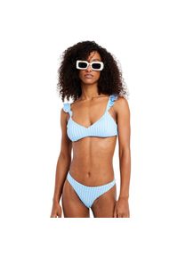 Damski 2-częściowy kostium kąpielowy Protest Prtdanton. Kolor: niebieski. Wzór: paski #1