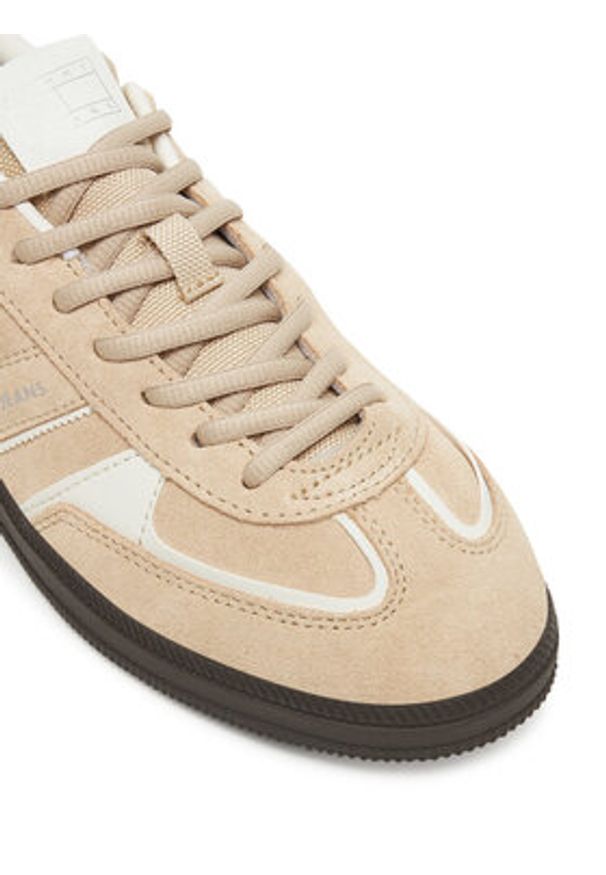 Tommy Jeans Sneakersy The Greenwich Edge EN0EN02838 Beżowy. Kolor: beżowy. Materiał: skóra, zamsz