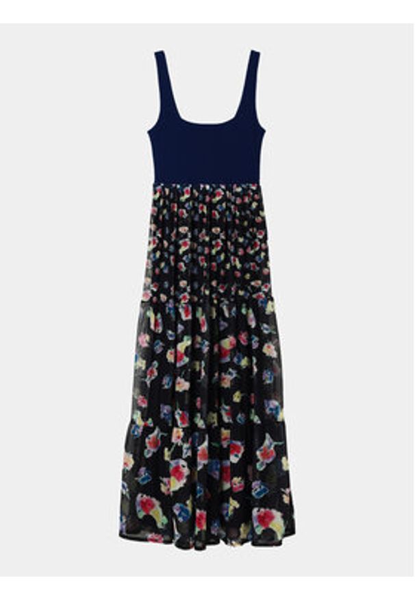 Desigual Sukienka letnia Vancouver 24SWVK58 Granatowy Regular Fit. Kolor: niebieski. Materiał: syntetyk. Sezon: lato