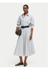 MAX&Co. Spódnica midi Gonna 2616101084200 Niebieski jasny Regular Fit. Kolor: niebieski. Materiał: syntetyk #2
