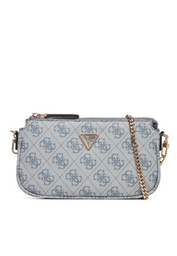 Guess Torebka Noelle II Mini HWBG96 72710 Niebieski. Kolor: niebieski. Materiał: skórzane