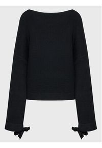 NA-KD Sweter 1018-009377-0002-003 Czarny Relaxed Fit. Kolor: czarny. Materiał: wiskoza #3