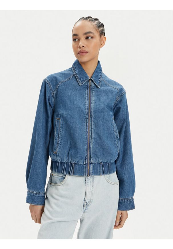 Levi's® Kurtka jeansowa Ingrid A7192-0000 Niebieski Regular Fit. Kolor: niebieski. Materiał: bawełna