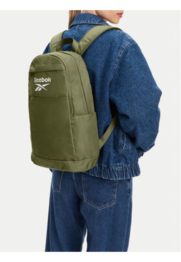 Reebok Plecak RBK-042-CCC-05 Khaki. Kolor: brązowy. Materiał: materiał