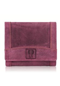 Portfel skórzany PAOLO PERUZZI T-70-CHR różowy. Kolor: różowy. Materiał: skóra #1