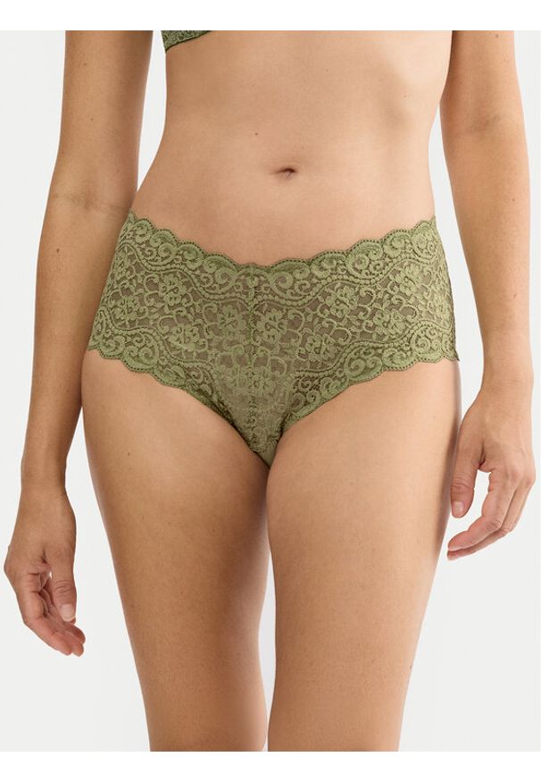 Triumph Figi klasyczne z wysokim stanem Amourette 10210675 Zielony. Stan: podwyższony. Kolor: zielony. Materiał: syntetyk