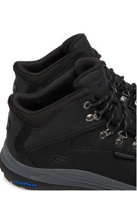skechers - Skechers Trekkingi Meroe 205285 BLK Czarny. Kolor: czarny. Materiał: skóra. Sport: turystyka piesza #5