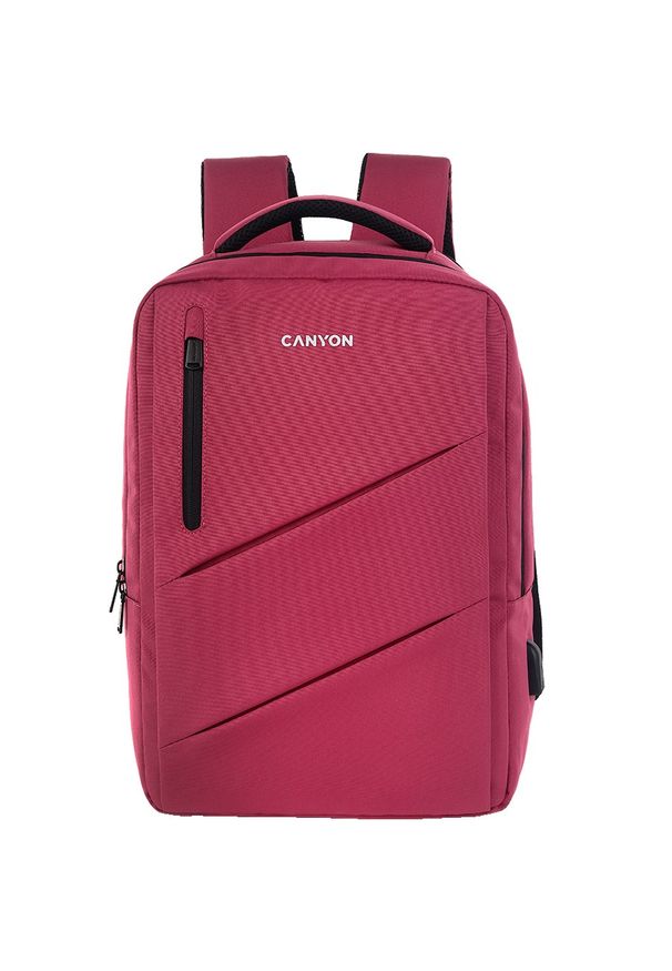 CANYON - Canyon BPE-5 15.6'' różowy. Kolor: różowy. Materiał: materiał. Wzór: paski. Styl: casual, elegancki