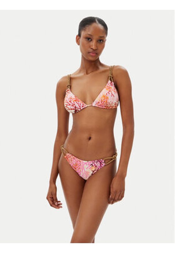 Guess Góra od bikini E5GJ39 KCUN0 Koralowy. Kolor: pomarańczowy. Materiał: syntetyk