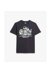 Casual T-shirt Superdry Vintage Logo Tokyo. Kolor: szary #1
