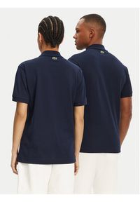 Lacoste Polo PH2723 Granatowy Regular Fit. Typ kołnierza: polo. Kolor: niebieski. Materiał: bawełna #5