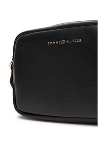 TOMMY HILFIGER - Tommy Hilfiger Torebka Th Logotape AW0AW17689 Czarny. Kolor: czarny. Materiał: skórzane #3