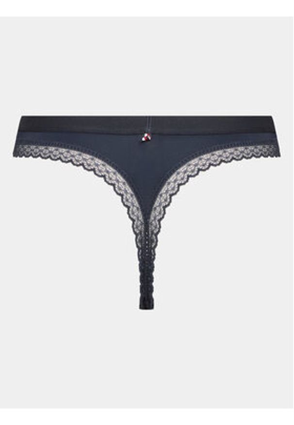 TOMMY HILFIGER - Tommy Hilfiger Stringi UW0UW04184 Granatowy. Kolor: niebieski. Materiał: syntetyk