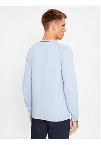 BOSS - Boss Sweter Ever-X_Cn 50498539 Błękitny Regular Fit. Kolor: niebieski. Materiał: bawełna #5
