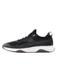 Buty do chodzenia męskie Reebok Hiit TR 20. Zapięcie: sznurówki. Kolor: czarny. Materiał: materiał, syntetyk. Szerokość cholewki: normalna. Sport: turystyka piesza