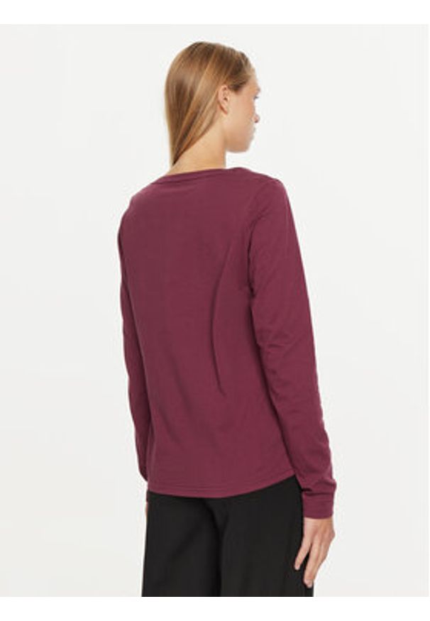 TOMMY HILFIGER - Tommy Hilfiger Bluzka UW0UW05224 Fioletowy Regular Fit. Kolor: fioletowy. Materiał: bawełna