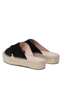 Manebi Espadryle Double Sole X Bands Sandals K 1.0 DX Czarny. Kolor: czarny. Materiał: zamsz, skóra #3