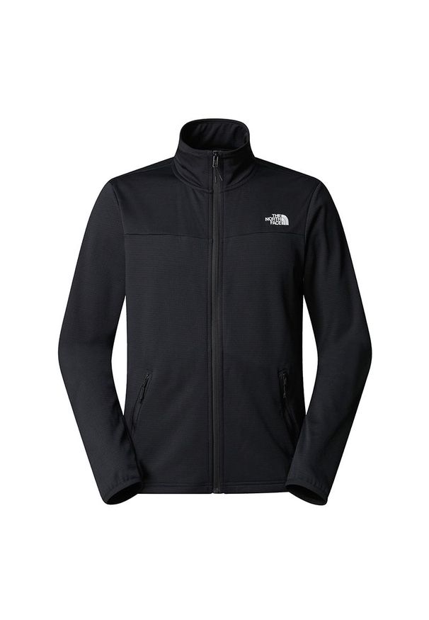 Kurtka męska The North Face Cap Rock 0A8AZFJK31 - czarna. Kolor: czarny. Materiał: poliester, materiał, elastan. Styl: rockowy