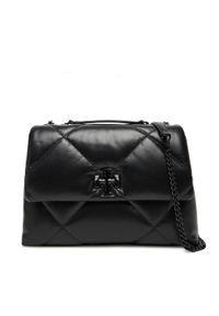 Tory Burch Torebka Kira Diamond 174882 Czarny. Kolor: czarny. Materiał: skórzane