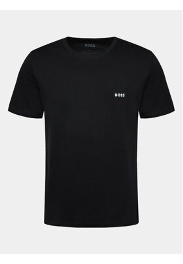 BOSS Komplet t-shirtów Tshirt Rn 3P Classic 50475284 Beżowy Regular Fit. Kolor: beżowy. Materiał: bawełna