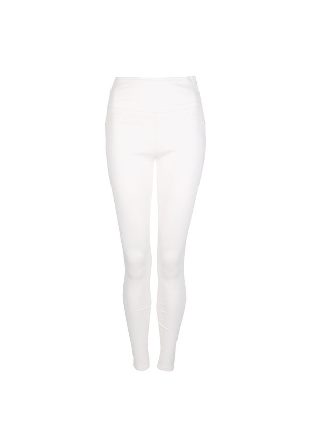 Patrizia Pepe Jeansy "Super Wow". Stan: podwyższony. Materiał: jeans. Wzór: aplikacja