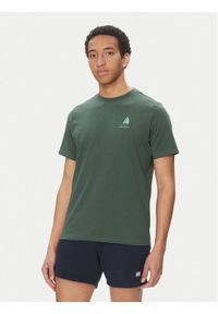 Helly Hansen T-Shirt Shoreline 54601 Zielony Regular Fit. Kolor: zielony. Materiał: bawełna #1