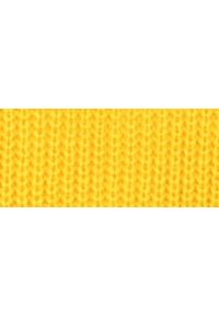 TOP SECRET - Sweter damski z dekoltem na plecach. Kolor: żółty. Materiał: dzianina. Długość: długie. Sezon: wiosna, lato. Styl: elegancki #2