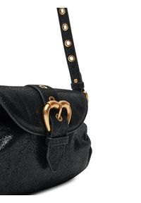 Pinko - PINKO Torebka Jolene Shoulder Mini PE 25 PLTT 102802 A27K Czarny. Kolor: czarny. Materiał: skórzane, zamszowe #4