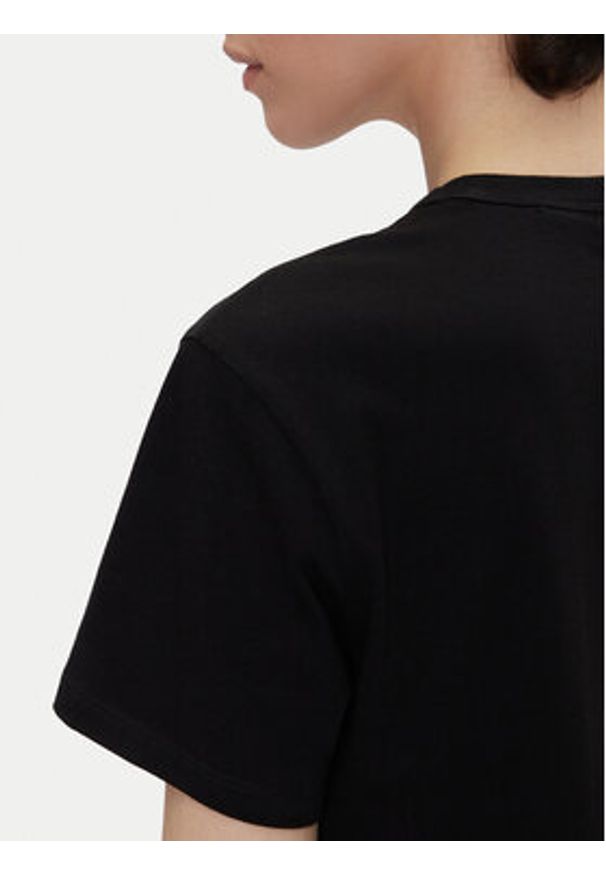 Hugo - HUGO T-Shirt Damacia_4 50539101 Czarny Regular Fit. Kolor: czarny. Materiał: bawełna