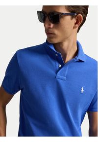 Polo Ralph Lauren Polo 710536856514 Niebieski Regular Fit. Typ kołnierza: polo. Kolor: niebieski. Materiał: bawełna #3