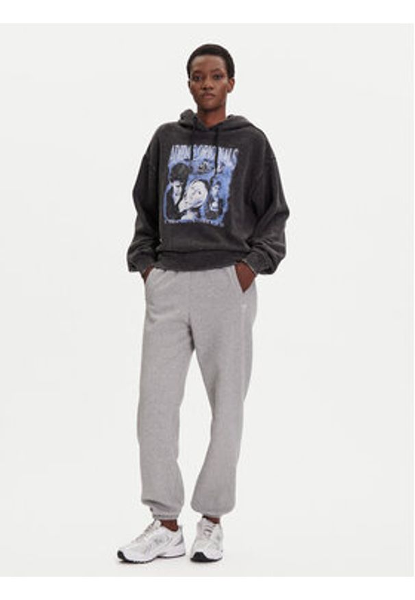 Adidas - adidas Bluza 20th Century Fox Disney JW0155 Czarny Oversize. Kolor: czarny. Materiał: bawełna. Wzór: motyw z bajki