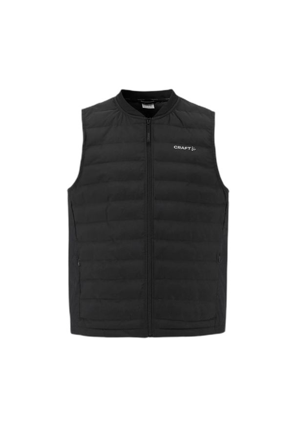 Kurtka puchowa bez rękawów Craft Subz 4. Kolor: czarny. Materiał: puch. Długość rękawa: bez rękawów. Sezon: zima. Sport: turystyka piesza