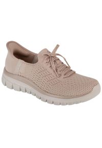 skechers - Buty sportowe Sneakersy damskie, Graceful - First Blush. Kolor: różowy. Sport: turystyka piesza