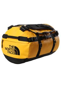 Torba The North Face Base Camp Duffel S 0A52STZU31 - żółta. Kolor: żółty. Materiał: nylon. Wzór: paski #1