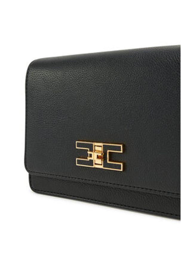 Elisabetta Franchi Torebka BS-11A-51E2-V280 Czarny. Kolor: czarny. Materiał: skórzane