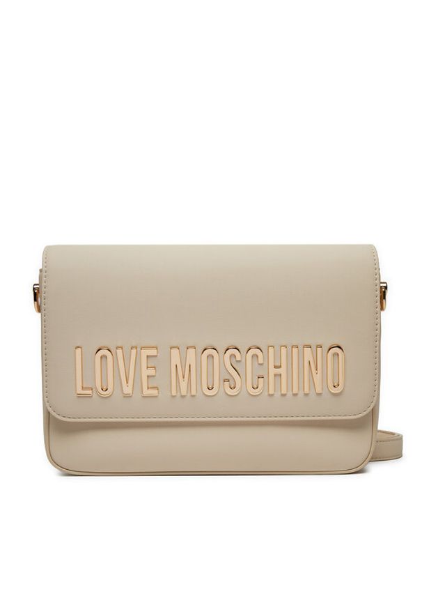 Love Moschino - LOVE MOSCHINO Torebka JC4023PP1LKD0110 Beżowy. Kolor: beżowy. Materiał: skórzane